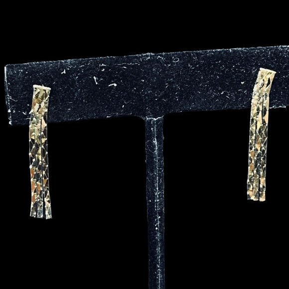 Lot Of 6 Gold Tone Pierced Earrings (4573) - Picture 5 of 8